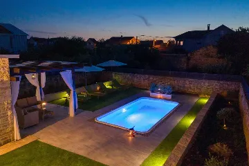 2-Bedroom Villa with Pool in Pridraga, Croatia