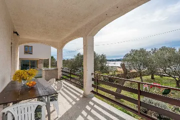 Turanj Beachfront Apartment with Sea View