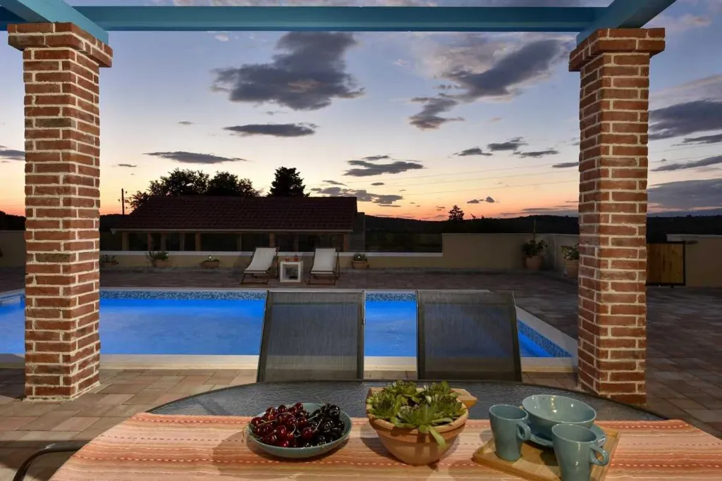 2-Bedroom Villa with Heated Pool in Sukošan