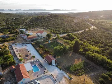 2-Bedroom Villa with Heated Pool in Sukošan