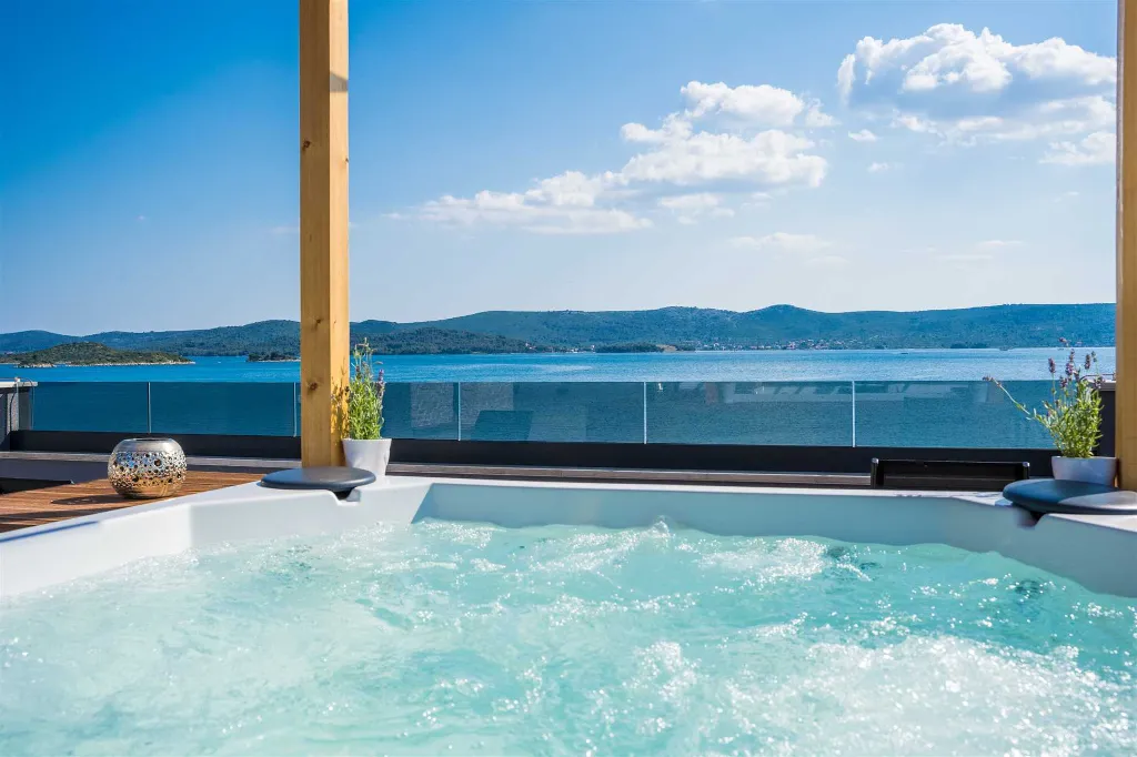 Sveti Petar na Moru Seafront Villa for 20 Guests