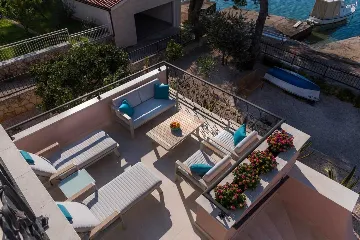 Beachfront Villa with Sea View in Žaborić