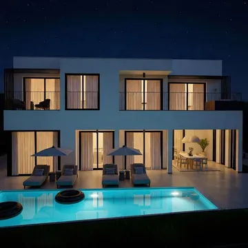 Modern 4-Bedroom Villa in Lopar for 8