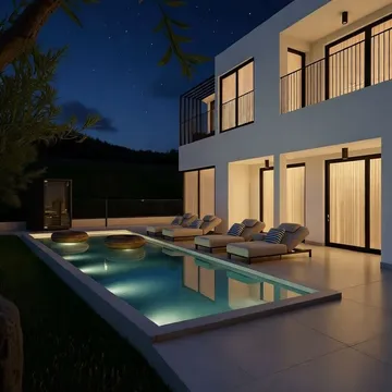 Modern 4-Bedroom Villa in Lopar for 8