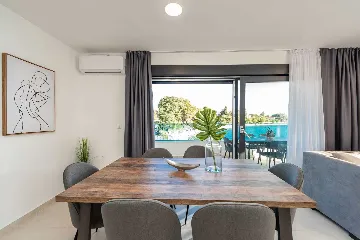 Apartment for Up to 5 Guests with Beach View in Bibinje