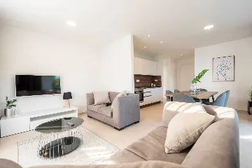 Apartment for Up to 5 Guests with Beach View in Bibinje