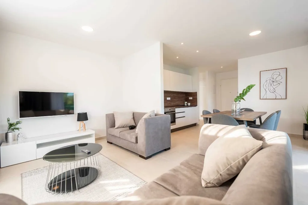 Apartment for Up to 5 Guests with Beach View in Bibinje