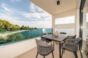 Apartment for Up to 5 Guests with Beach View in Bibinje