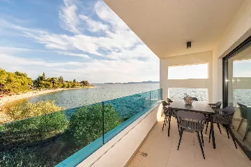 Apartment for Up to 5 Guests with Beach View in Bibinje