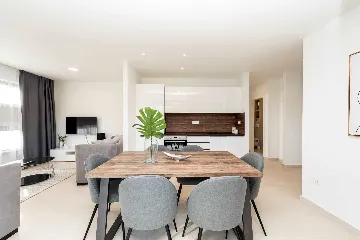 Apartment for Up to 5 Guests with Beach View in Bibinje