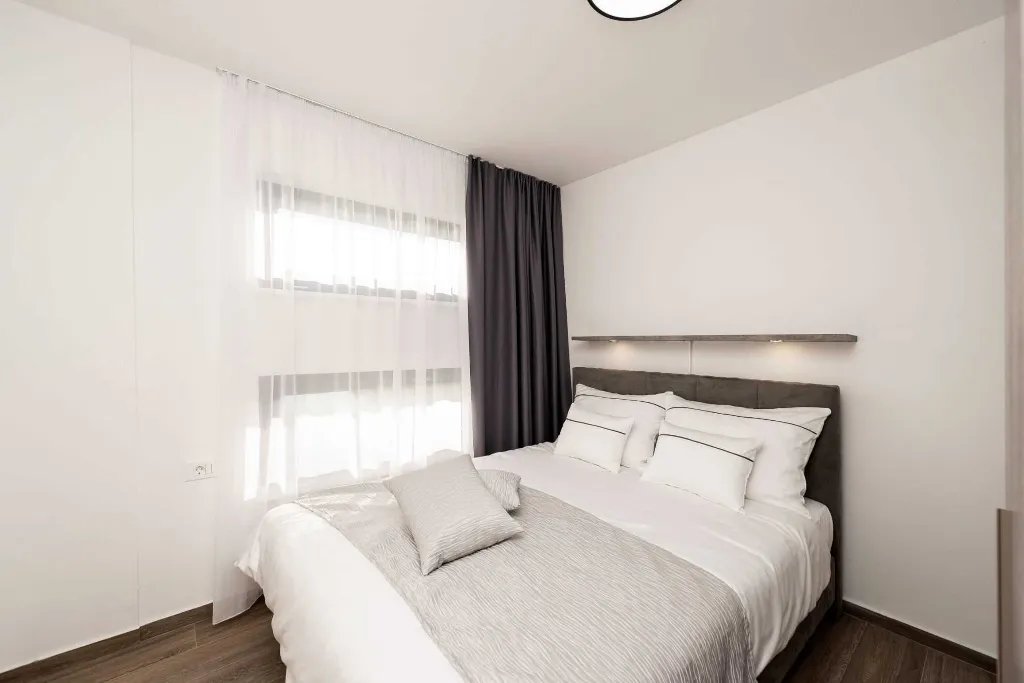 Apartment for Up to 5 Guests with Beach View in Bibinje