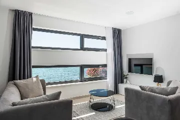 Apartment for Up to 5 Guests with Beach View in Bibinje