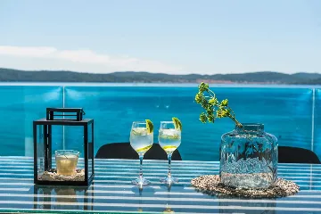 Bibinje Penthouse Apartment for 7 Guests