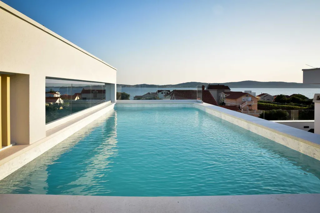 Bibinje 2-Bedroom Apartment with Heated Rooftop Pool