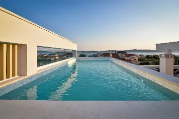 Bibinje 2-Bedroom Apartment with Heated Rooftop Pool