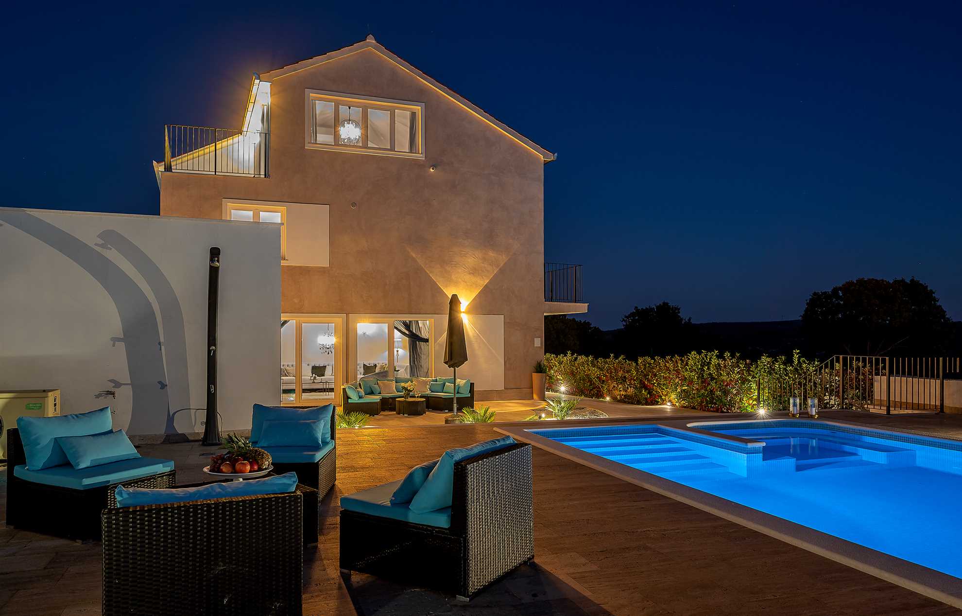 Luxury Villa David with pool, sauna, jacuzzi