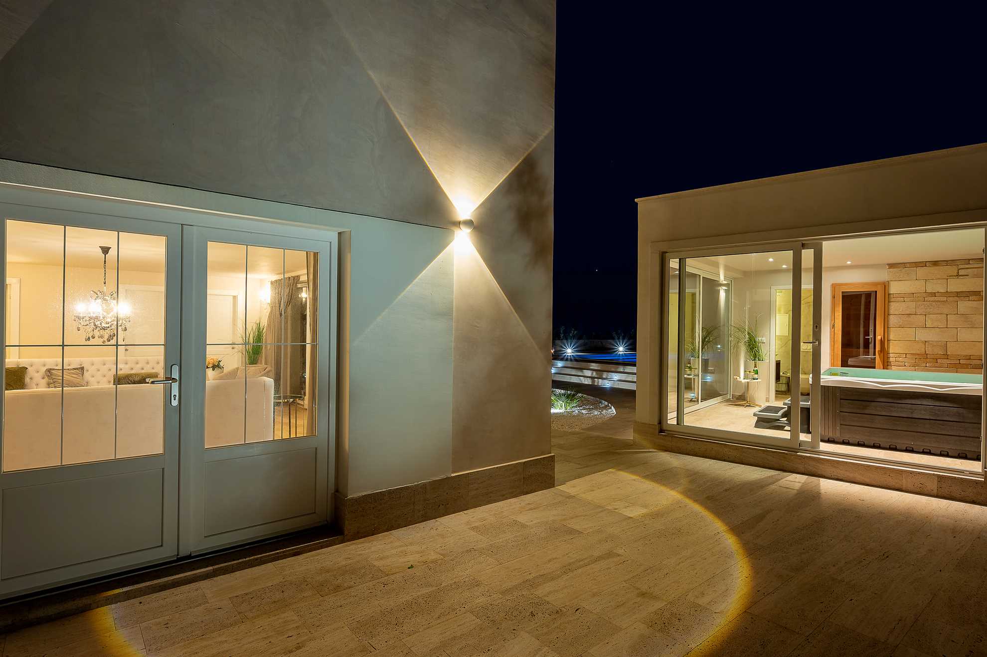 Luxury Villa David with pool, sauna, jacuzzi