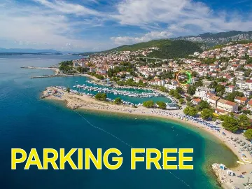Crikvenica Studio for 2 Guests, 100 m to Beach