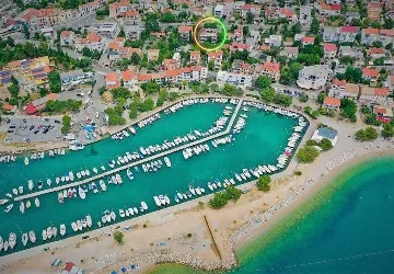 Studio in Crikvenica with Sea View and Parking