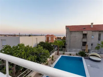 Novalja Studio for 3 Guests with Private Balcony