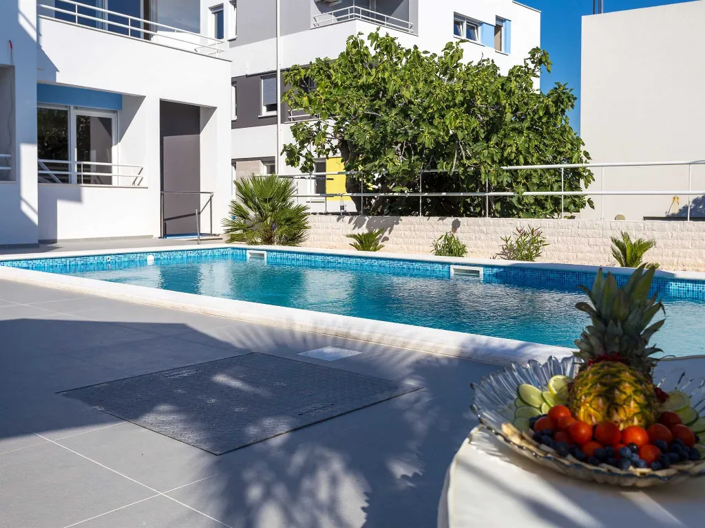 Basement Double Room with King Bed & Private Bath in Novalja