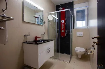 Novalja Two-Bedroom Apartment with Balcony