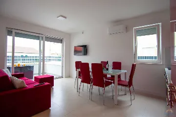 Novalja Two-Bedroom Apartment with Balcony