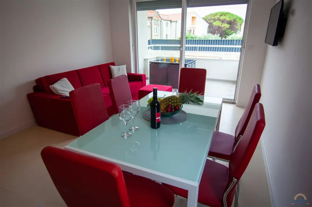 Novalja Two-Bedroom Apartment with Balcony