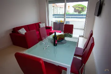 Novalja Two-Bedroom Apartment with Balcony