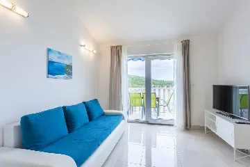 Hvar Apartment with Balcony and Bay View