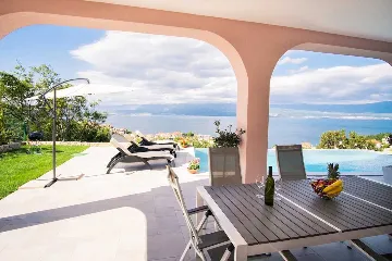 Apartment in Vrbnik with Private Infinity Pool