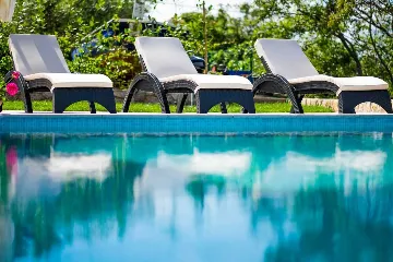 Apartment in Vrbnik with Private Infinity Pool