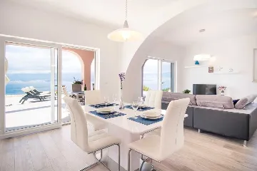 Apartment in Vrbnik with Private Infinity Pool