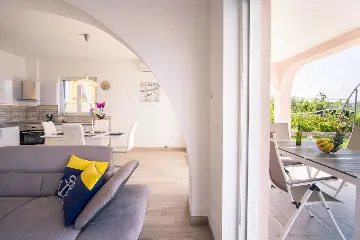 Apartment in Vrbnik with Private Infinity Pool