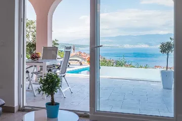 Apartment in Vrbnik with Private Infinity Pool