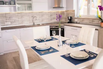 Apartment in Vrbnik with Private Infinity Pool