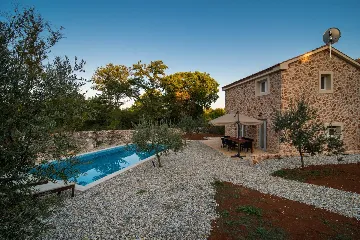 Stone Villa with Pool for 6 in Vrbnik