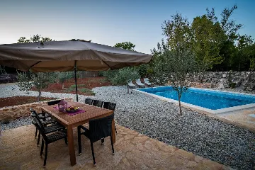 Stone Villa with Pool for 6 in Vrbnik