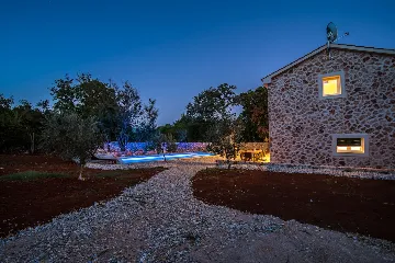 Stone Villa with Pool for 6 in Vrbnik