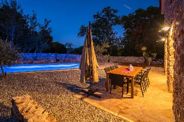 Stone Villa with Pool for 6 in Vrbnik