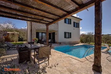 4-Bedroom Villa in Brzac with Private Pool
