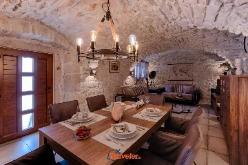 Tribalj Stone Villa with Private Pool for Up to 8
