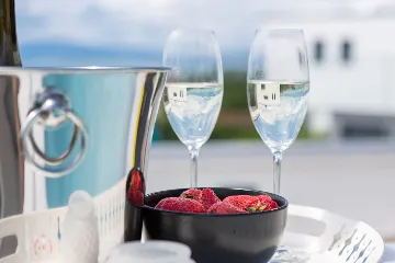 Zaton Villa with Pool and Sea-View Roof Terrace