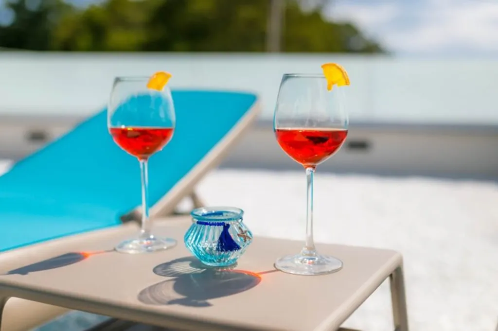 Zaton Villa with Pool and Sea-View Roof Terrace