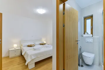 Zaton Villa with Pool and Sea-View Roof Terrace