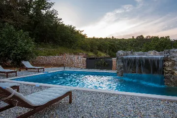 Villa in Vrbnik for 6 Guests with Pool