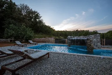 Villa in Vrbnik for 6 Guests with Pool