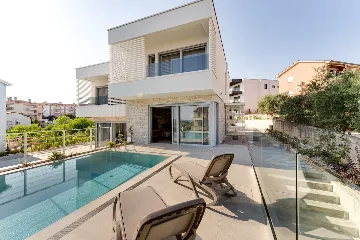 Modern Semi-Detached Villa in Krk for 6 Guests