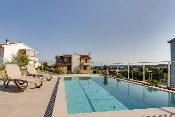 Modern Semi-Detached Villa in Krk for 6 Guests