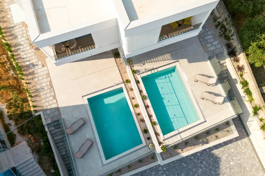 Modern Semi-Detached Villa in Krk for 6 Guests